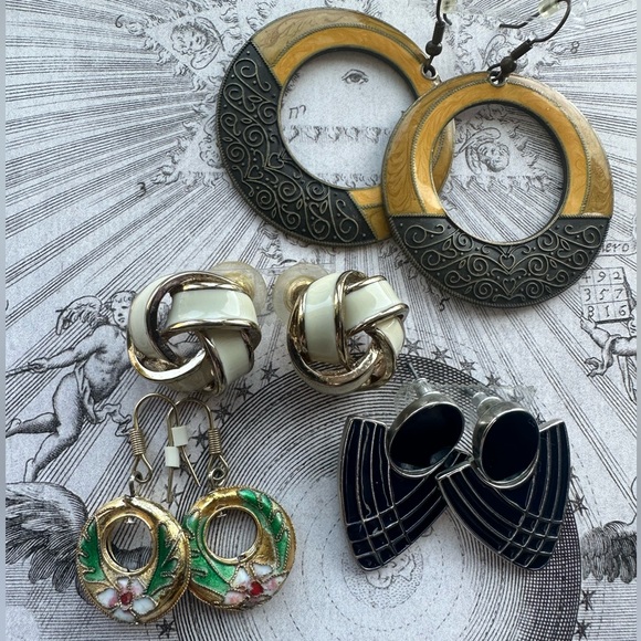 Aries-Inspired Dangle Earrings - Picture 4 of 4